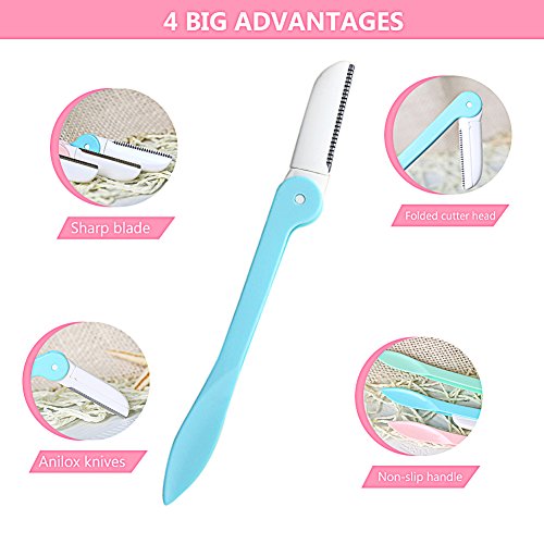 Eyebrow Trimmers, 3pcs Eyebrow Shaper Razors Shavers Shaving Grooming Trimmers - Thumbnail 2