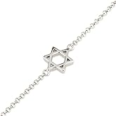 Star of David Bracelet - Jewish Prayer Bracelet, Israeli Made, Holy Land Gift
