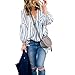 ZXZY Women Long Sleeve V Neck Hollow Out Floral Print Shirt Tops Long Blouse Tee, Medium, Blue
