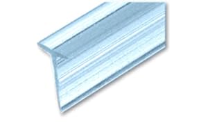 CRL Translucent Shower Door Vinyl "T" Seal and Sweep for 7/16" Maximum Gap - 32-5/8 in long
