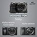MegaGear Sony Alpha A6300, A6000 (16-50 mm) Ever Ready Leather Camera Case and Strap, with Battery Access - Black - MG406