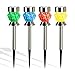 Solar Outdoor Lights - 4 Color Changing LED Lamps for Landscape Lighting - Ideal for Garden Pathway Patio Walkway and Yard - Beautiful Decorative Night Lights