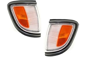 CARLIGHTS360 For 1995 1996 Toyota Tacoma Pair Park/Signal/Side Marker Lights Driver and Passenger Side 2WD; park/marker combo; black TO2520141 TO2521141 | 81620-04010 81610-04010