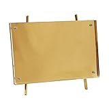 Isaac Jacobs 4x6 Gold Magnetic Acrylic Metal Easel