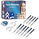 Teeth Whitening Kit,Teeth Whitening Gel,Reusable Dental Whitening Kit, Teeth Whitening Tray Kitto reduce Yellow Teeth and Smoke Marks Black Teeth