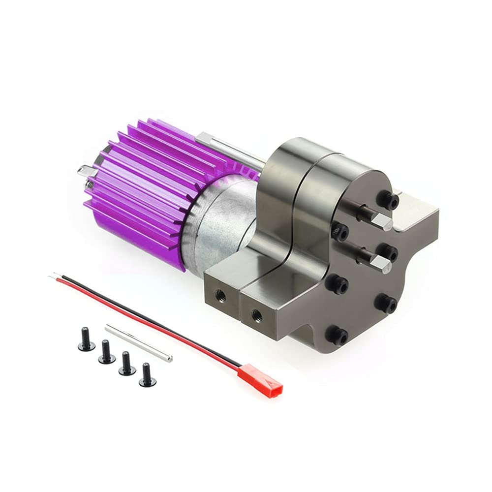 IMCCZONY Metal 370 Motor for C14 C24 B24 B36 MN D90 D99 MN99S RC Car Upgrade Parts,Titanium