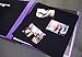 Polaroid 8”x8” Cloth Covered Scrapbook Photo Album w/Front Picture Window for Zink 2x3 Photo Paper Projects (Mint, Snap, Zip, Z2300) - Purple