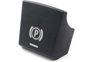 GZYF Car Auto Hand Brake Parking Button Cover Cap Compatible with for BMW 5 Series F10 / F11 / F18, 6 Series F06 / F12 / F13, X3 F25, X4 F26 2009-2014, New Type