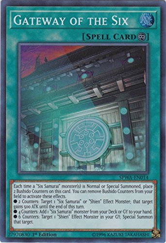 Gateway of the Six - SPWA-EN014 - Super Rare - 1st Edition - Spirit Warriors (1st Edition)