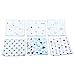 Styleyoung Baby 24pcs Baby Cotton Handkerchief, Washcloths Bibs Wipes Nursing Towels, 100% Cotton