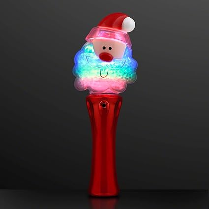 Christmas Santa Claus Light Up Wand 