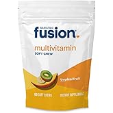 Bariatric Fusion Bariatric Multivitamin Soft Chew | Tropical Fruit Flavor | Chewy for Post Bariatric Surgery Patients Including Gastric Bypass and Sleeve Gastrectomy | 60 Count | 1 Month Supply