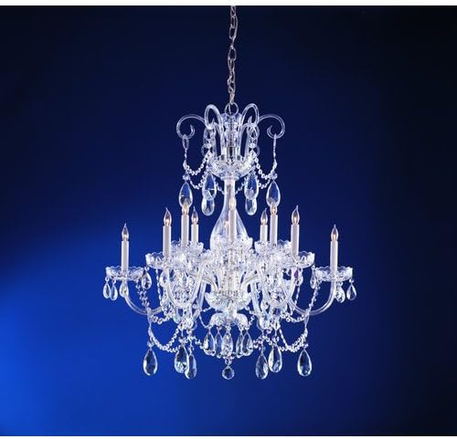 Crystorama Traditional 12 Light Hand Cut Crystal