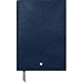 Montblanc Notebook Indigo Squared #146 Fine Stationery 113639 – Elegant Journal with Leather Binding and Quadrille Pages – 1 x (5.9 x 8.2 in.)