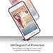 iPhone 6s Plus Case, Imikoko™ Fashion Luxury Protective Hybrid Beauty Crystal Rhinestone Sparkle Glitter Hard Diamond Case Cover for iPhone 6s/6 Plus (Bling Rose Gold) (Red)