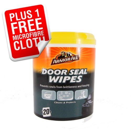 ArmorAll Car Door Rubber Seal Clean & Conditioner Wipes '20 Wipe Pack