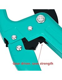 fabcell Pipe y cortador de tubo   Heavy Duty Cortador de manguera de trinquetes Fast Tubo Herramienta De Corte Para Cortar 1 8" 1.25" O.D. PEX, PVC, y Tubería PPR, perfecto para fontaneros, Home Handy Man y más