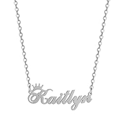 Custom Silver Name Necklace Personalized for