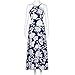 Womens Dress,Neartime Floral Boho Long Maxi Dress Beach Dresses Sundress (M, Blue)