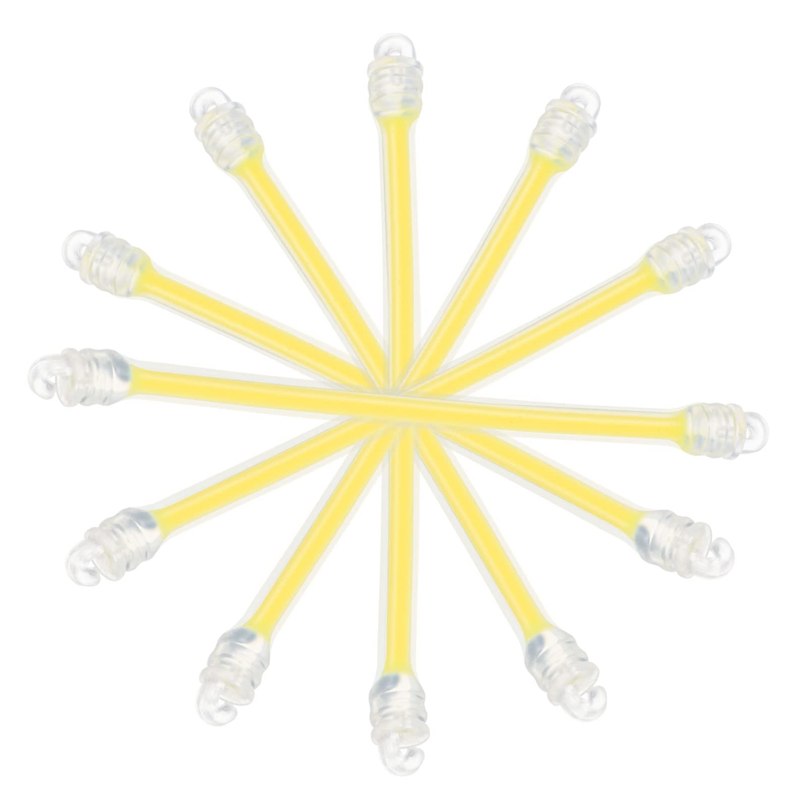 PATIKIL Tennis Vibration Dampeners, 6 Pack Silicone Racquet Shock Absorber Racquet String Damping, Yellow