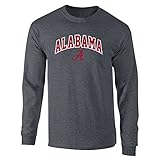 Alabama Crimson Tide Long Sleeve Tshirt Heather Gray
