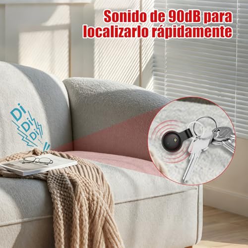 Acrebow Rastreador GPS Portátil sin Suscripción con Historial de Rutas, Localización Antipérdida, Compatible con iOS y Android, Localizador para Auto, Niños, Mascotas y Llaves(1PC, Negro)