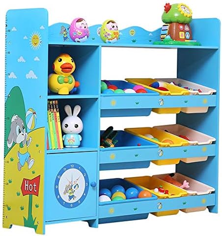 収納箱のおもちゃ箱 プラスチック製のビン 収納ボックスの棚引き出し付きの