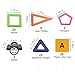 Camande Magnetic Building Block Set, Magnet Kids Construction Stacking Toy Rainbow Color for Creavity Educational with Instruction Booklet, Set (Mini Size 76)