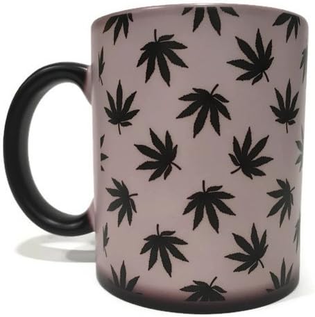 Pot Leaf 8 oz Color Changing Coffee or Tea Mug