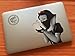 EppoBrand Ninja Snow White Revenge Bandit Assassin Holding Apple Vinyl Decal Sticker for 11