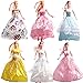 Rainbow Lot 6 P 6x Fashion Handmade Clothes Dresses Grows Outfit for Barbie Doll by Rainbow Toy