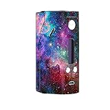 Skin Decal Vinyl Wrap for Wisemec Reuleaux rx200 or evolv dna 200 Vape Mod Box / Colorful Space Gasses