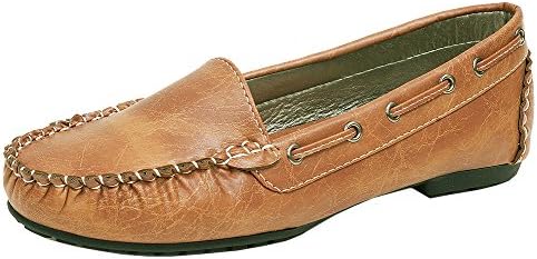Women's F593 Laced Non-Skid Slip-on Boat Moccasin Driving Penny Loafer