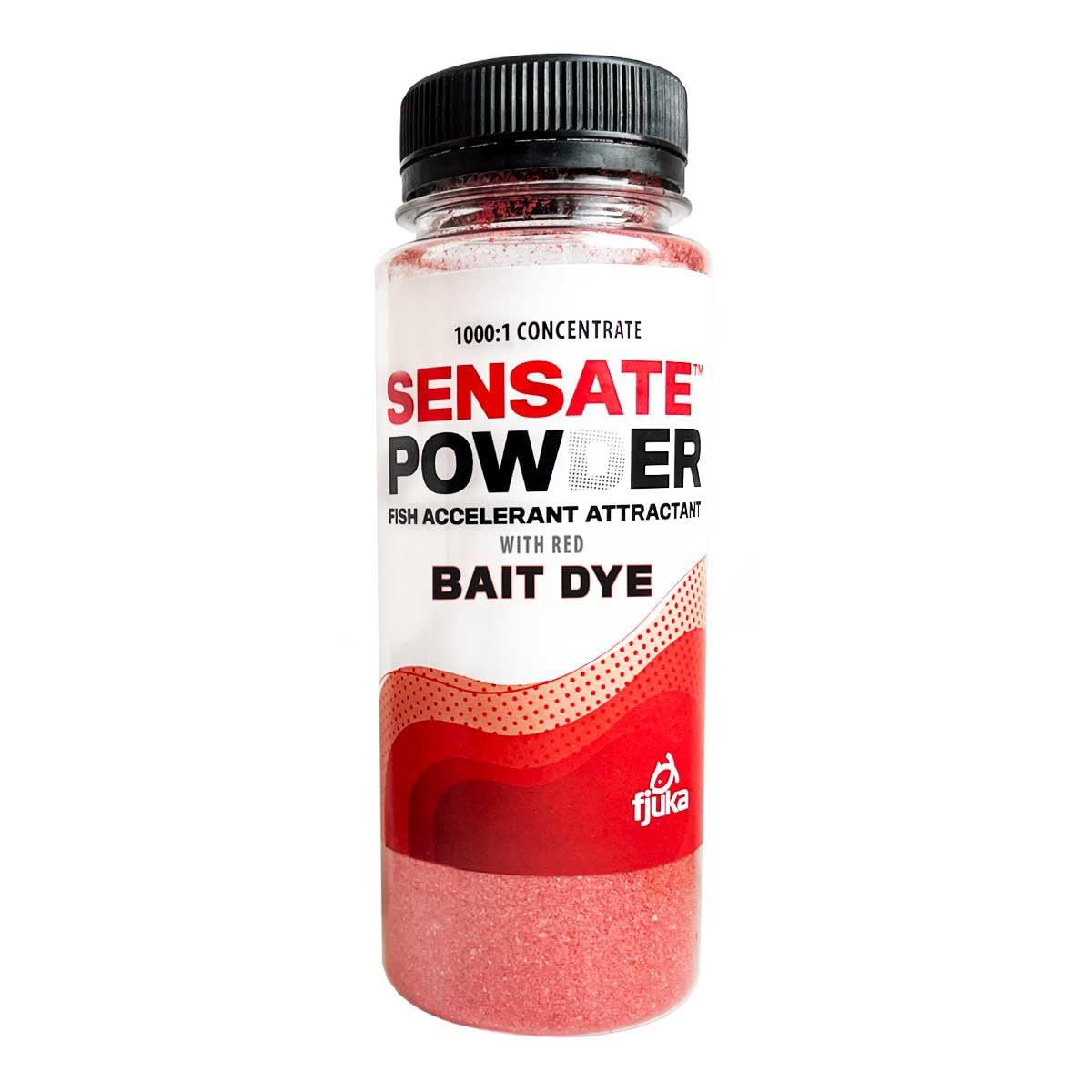 Fjuka Sensate Powder Red | Instant bait boost | For maggots, pellets, meat, corn, bread, boilies etc