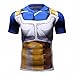 Red Plume Men's 3D Compression Shirt Skin Tight Anime Printing Short Sleeve (L, Anime)