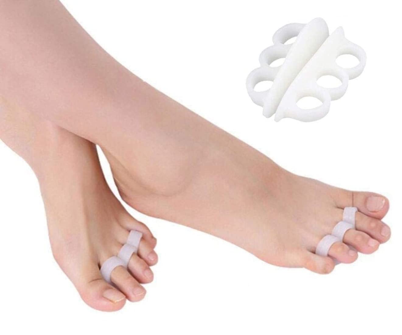 Pedimend™ Small Hammer Toe Spacers | Yogi Straighteners | Overlapping Toes Separators Protectors | Bunion Relief Treatment | Stretchy Dance Pads | Plantar Fasciitis Walking Aid | Balance Cushion