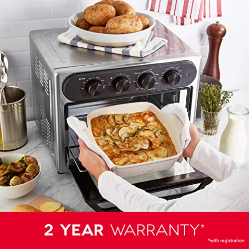 DASH Air Fry Multi Oven 7 in 1 Convection Air Fry Oven with Nonstick Fry Basket, Baking Pan
