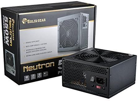 Solid Gear Atx12V/Eps12V 550-Watts Power Supply Black Sdgr-550E