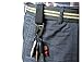 EKLORN 2pcs Nylon Velcro, Gear Keeper Pouch, can be used as Key Chain, Key Ring Holder, Compatible with Molle Bags, perfect webbing attachment strap (Black)
