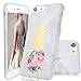 iPhone 6 Case,iPhone 6s Case,DOUJIAZ Marble Design Clear Bumper TPU Soft Case Rubber Silicone Skin Cover for iPhone 6/6s - Flower Pineapple