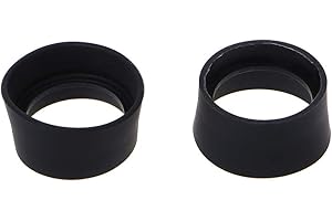 MOMOJIA 2pcs Soft Rubber Eyepiece Eye Shield 29-30mm Eye Guards Cups Eyepiece Covers for Binocular Microscope