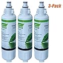 LG LT700P compatible Refrigerator Water Filter ADQ36006101, 3 Pack