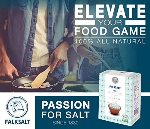 FALKSALT | Cyprus Organic Sea Salt Flakes, 8.8oz Box | Gourmet Flakey Sea Salt - Image 3