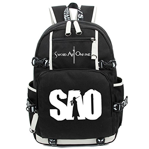 Siawasey Sword Art Online Anime Cosplay Luminous Backpack School Bag