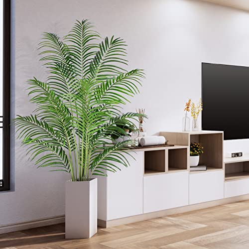 Keeplush Artificial Plant Areca Palm Tree Large 180 cm Artificial Tree Indoor and Outdoor Decorative Artificial Plants Living Room Bedroom Balcony Decoration Home Modern (1 Pack)