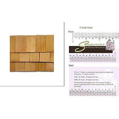 140 Pack of Cedar Rectangle Shingles for Dollhouse Ghana Ubuy
