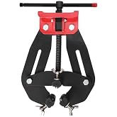 Steelman 6-inch Ultra Clamp Pipe Clamp for Welding, 2 to 6-inch Pipes, Quick-Release Button, T-Handle Rapid Adjustment, Pipe Alignment Tool