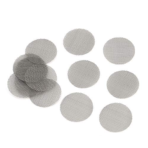 200 PCS Pipe Screens, Metal Pipe Screen 100% Stainless Steel, Pipe Screen Filters 3/4 Inch with Metal Box (My Grandfather and My Father's Choice)