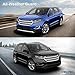 OEDRO Floor Mats Fit for 2015-2025 Ford Edge, Unique Black TPE All-Weather Guard Includes 1st and 2nd Row: Front, Rear, Full Set Liners