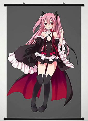 Wall Scroll Poster Fabric Painting For Anime Seraph of the End Krul Tepes 028